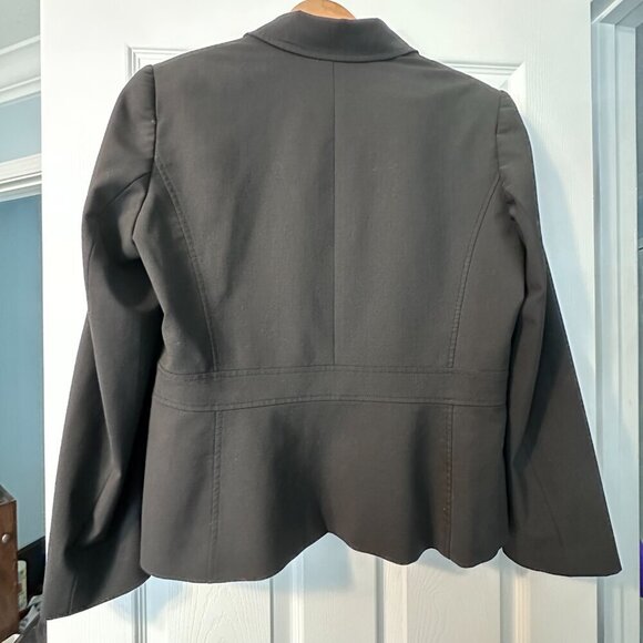 Alex Marie Black Two Button Blazer Suit Jacket Size 14 - Picture 3 of 7